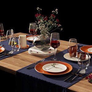 tableware set r2 3D model