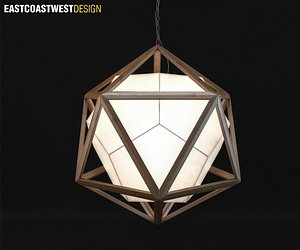 3d model light icosa