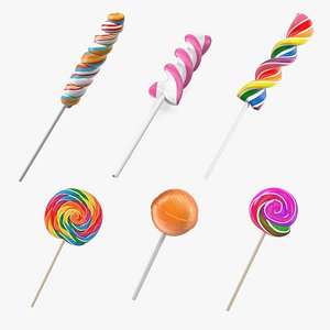 Lollipops Collection 3 3D model