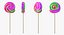 Lollipops Collection 3 3D model