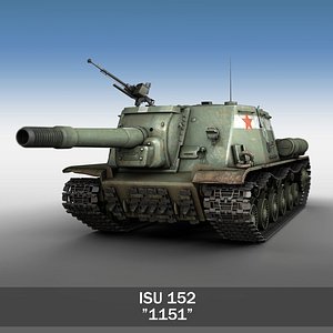 ISU-152 - Soviet heavy self-propelled gun