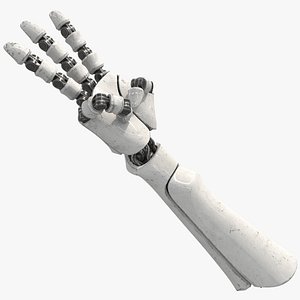 3D Robot Hand - Photorealistic 3D Model 8K PBR V-Ray model