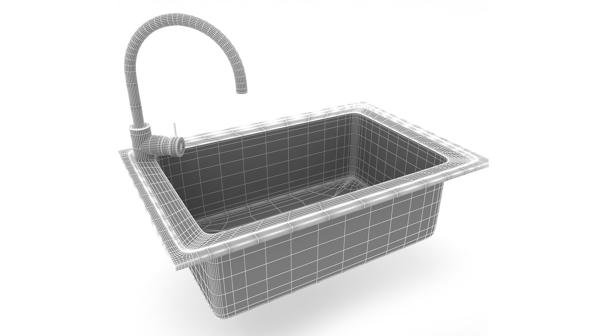 Kitchen Sink 3d Model Turbosquid 1663847