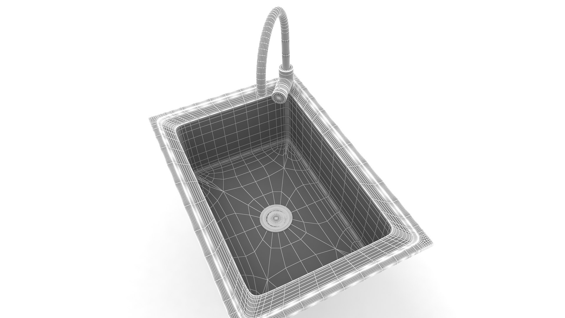 Kitchen Sink 3d Model Turbosquid 1663847