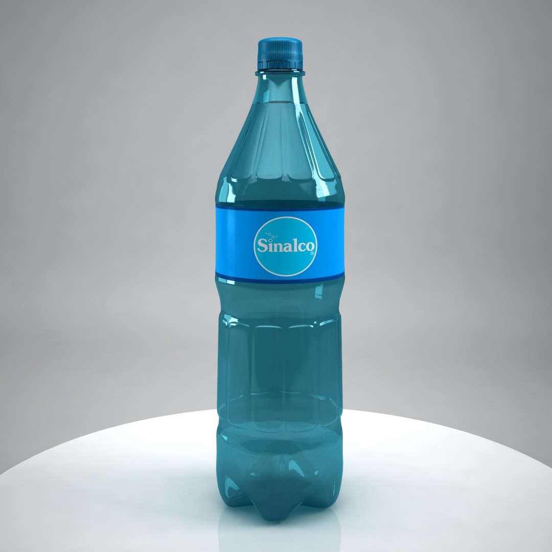 sinalco soda bottle 3d max