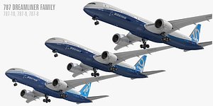 Boeing 787 Dreamliner Family Pack