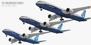 Boeing 787 Dreamliner Family Pack
