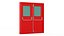 3D model Double Fire Exit Doors Collection