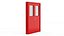 3D model Double Fire Exit Doors Collection
