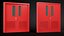 3D model Double Fire Exit Doors Collection