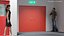 3D model Double Fire Exit Doors Collection
