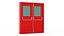 3D model Double Fire Exit Doors Collection