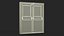 3D model Double Fire Exit Doors Collection