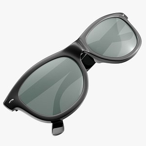 Classic Sunglasses Folded 3D model