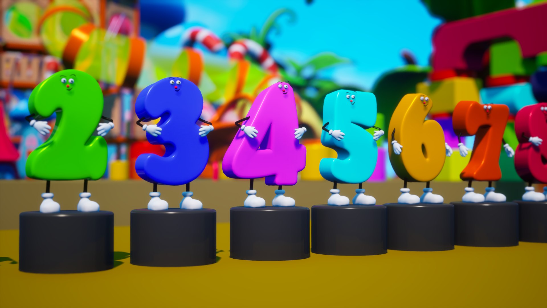 Numbers Rigged 3D Model 3D Model - TurboSquid 2250275