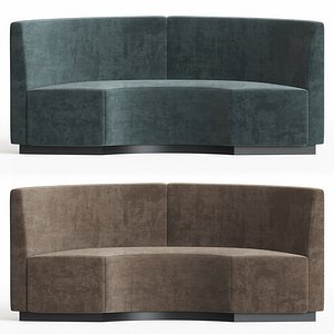 3D banquette velvet