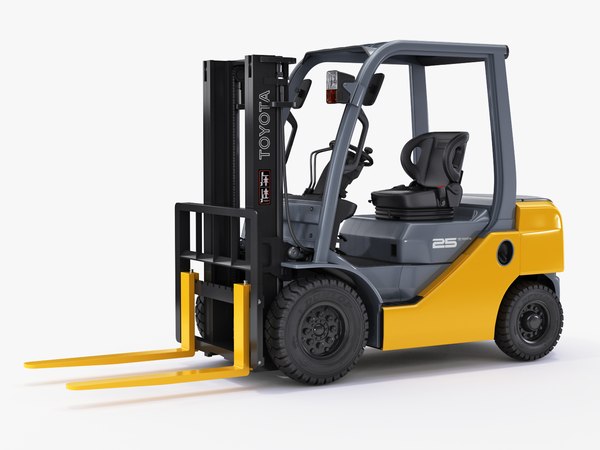 トヨタフォークリフト8FD25リグ3Dモデル - TurboSquid 1271697