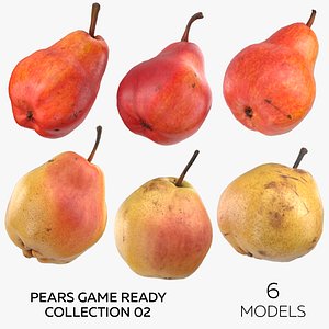 Pears Game Ready Collection 02 - 6 models 3D model