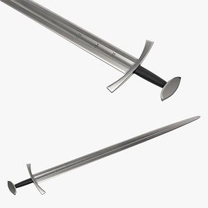 Knightly Sword 3D model
