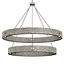 VOUVRAY TWO-TIER ROUND CHANDELIER 60