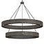 VOUVRAY TWO-TIER ROUND CHANDELIER 60