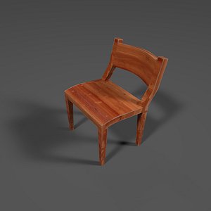 3D pbr chair model
