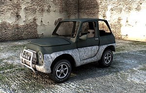 buggy 3d model