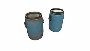 Water Barrel 3D model