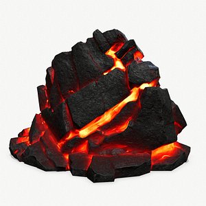 Volcanic Rock Mountain 3D