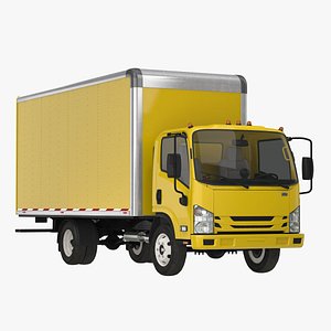 3D box truck generic simple