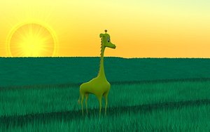 Mostiga spotless giraffe