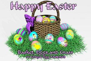 DC Easter Basket,Eggsandgrass