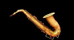 saxophone 3D model