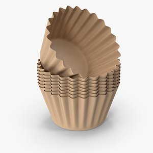 3D Cupcake Moulds Stack