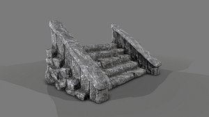 Rock Stairs2 3D model