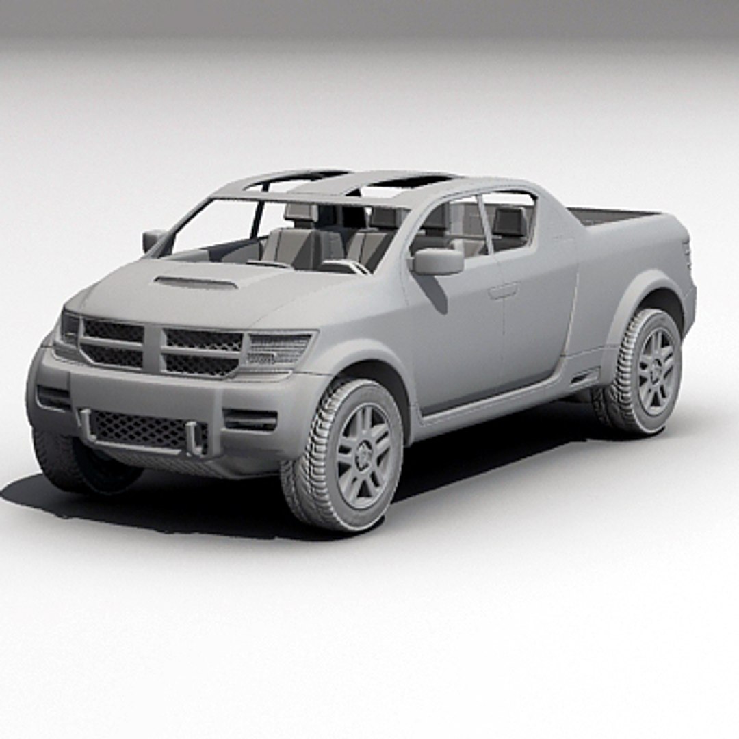 3d Model Dodge Rampage Concept 9645