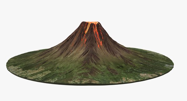 3D volcano lava v2 model - TurboSquid 1403655