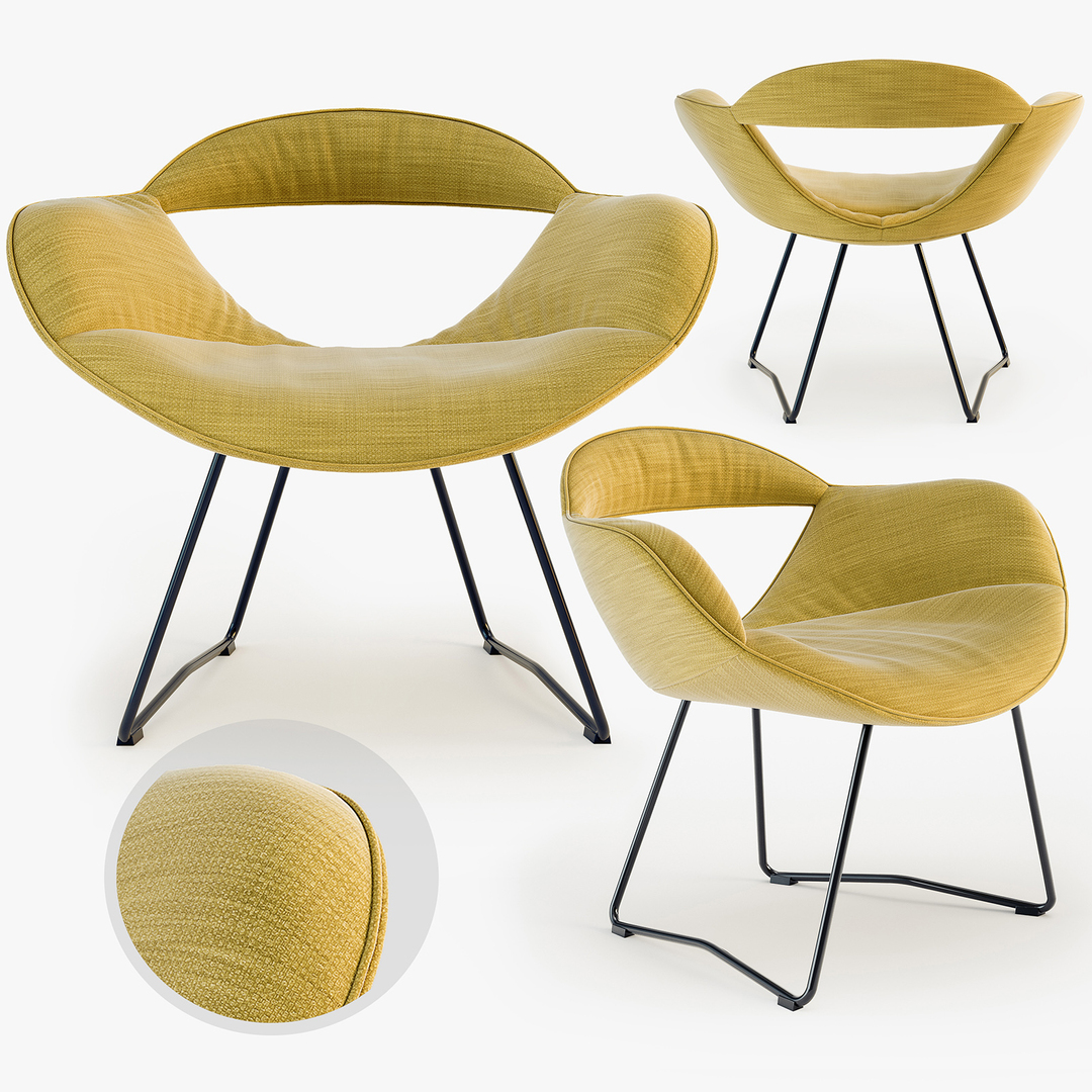 3d walter knoll rumi chair