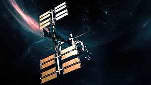 c4d fictional spaceship