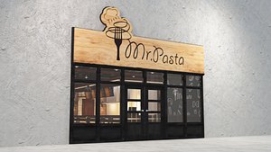 Restaurant 3D Model Interior Design