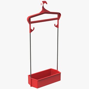 3D cloakroom hanger model