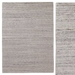 Marled Stripe Loom-Knotted Wool Rug
