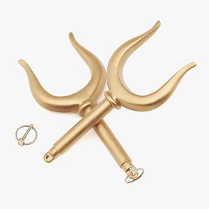 Oarlocks with Pins 3D model