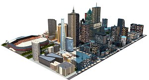big city a1 day 3D model