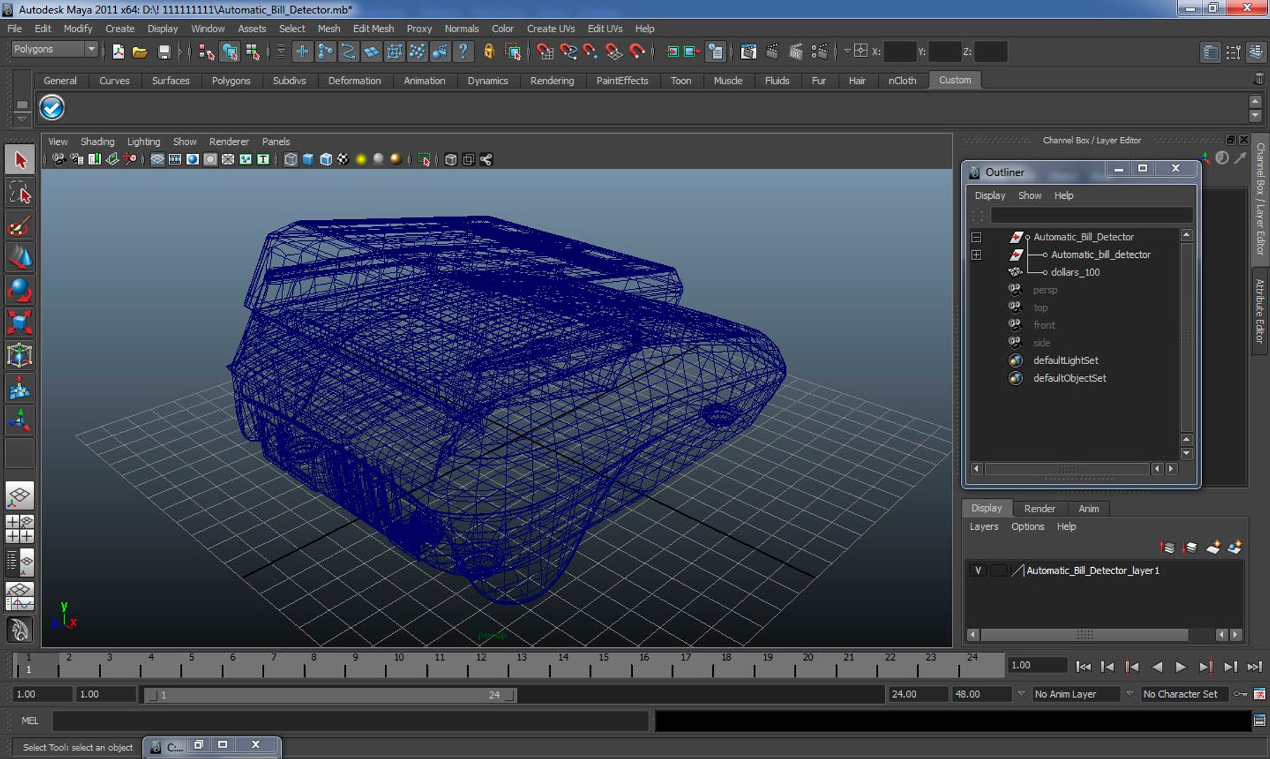 3D Crd12a Automatic Counterfeit Bill Model - TurboSquid 1447342