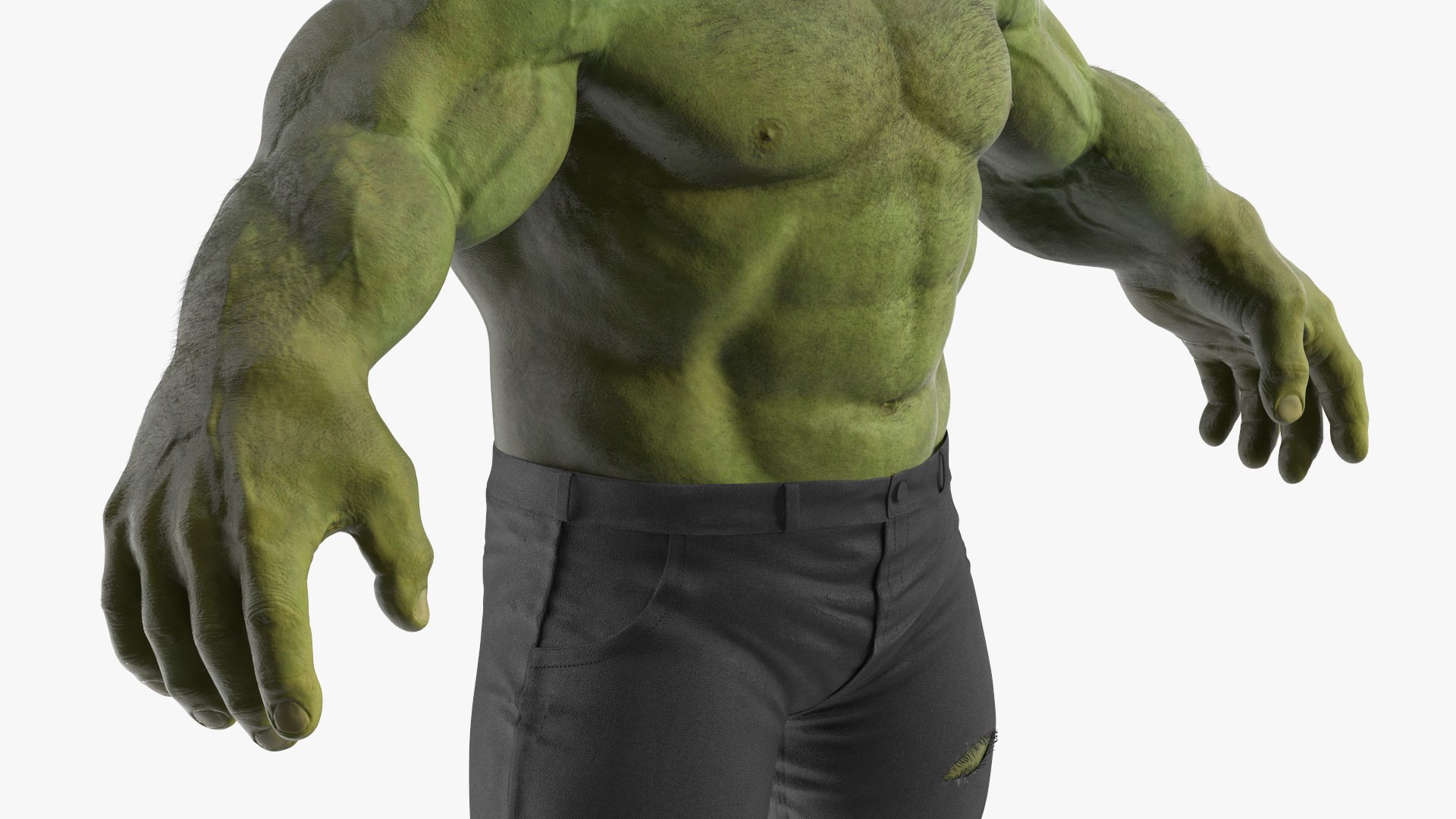 Hulk A-Pose Fur For Maya 3D Model - TurboSquid 2425184