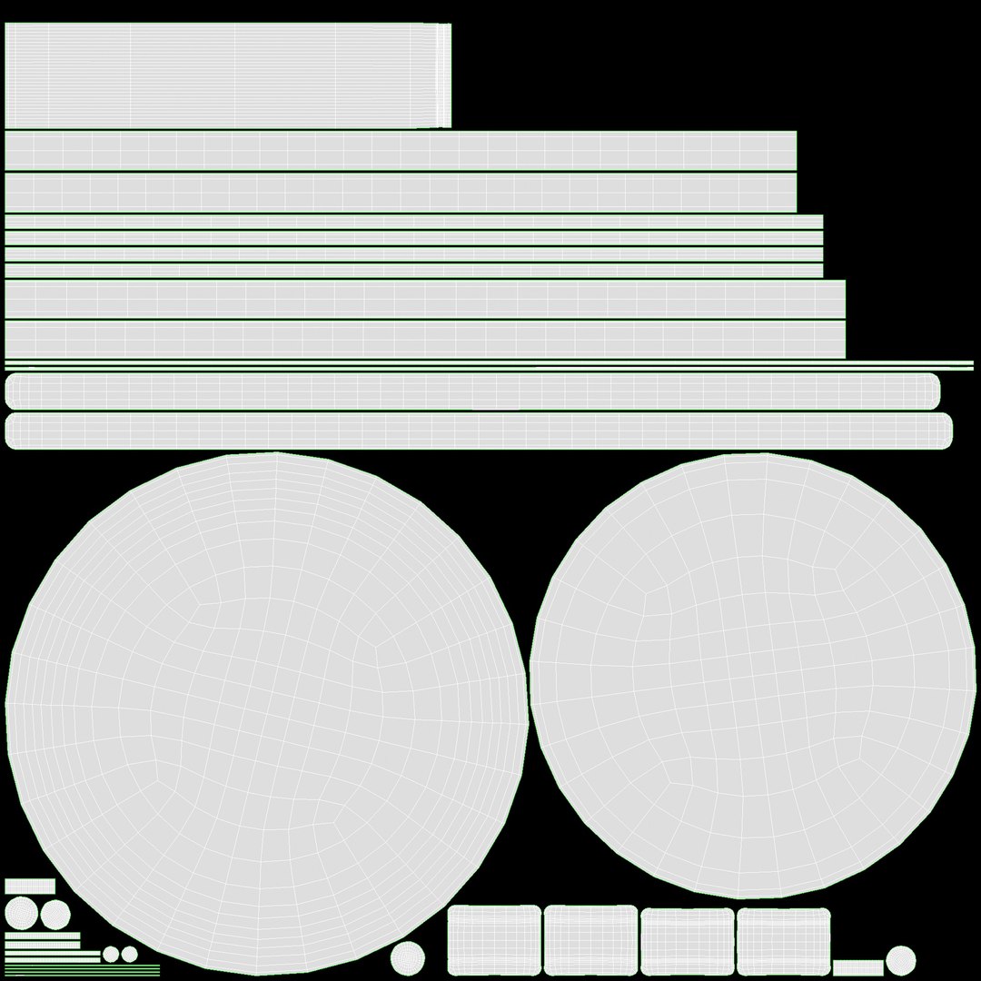 3D Double-sided Rotating Make-up Mirror model - TurboSquid 2123573