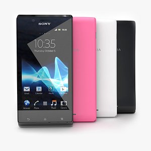 3ds max sony xperia j white