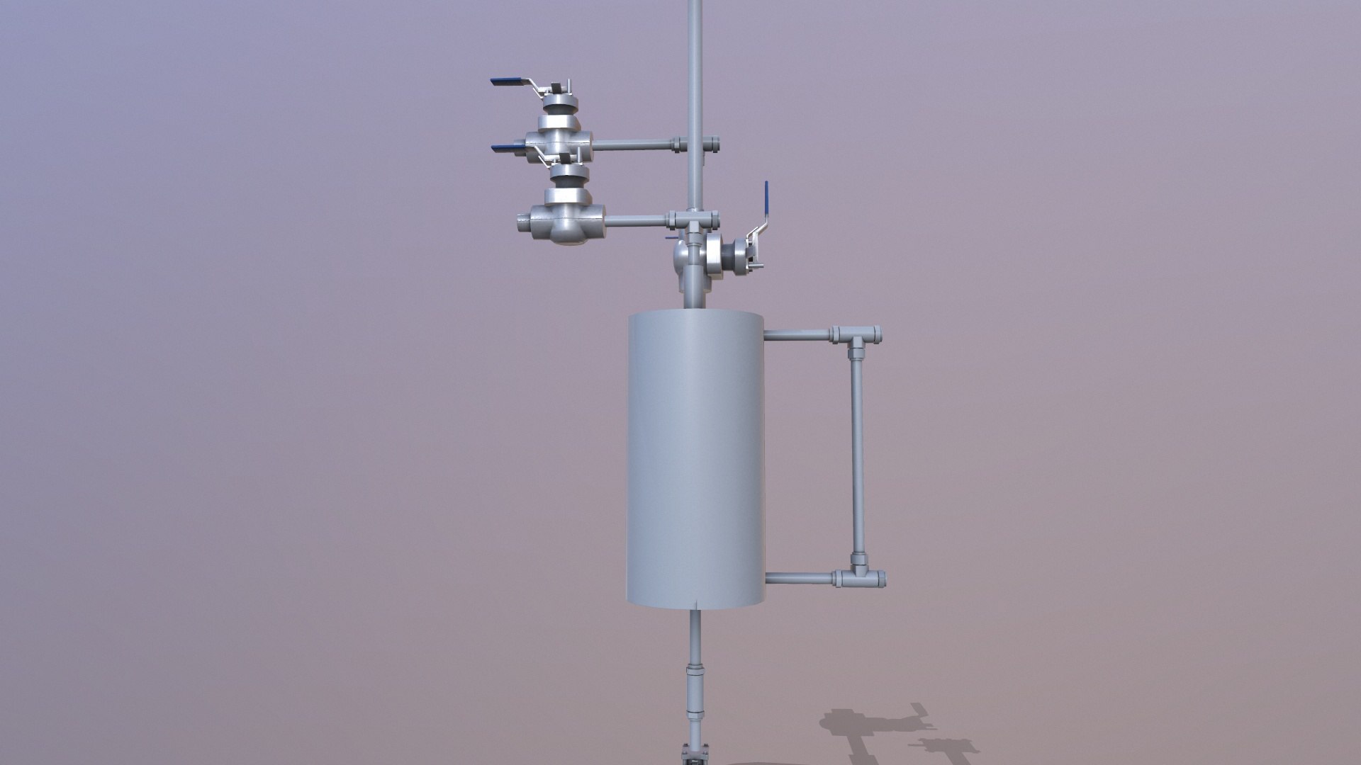3D Condenser Tank Model - TurboSquid 2288338