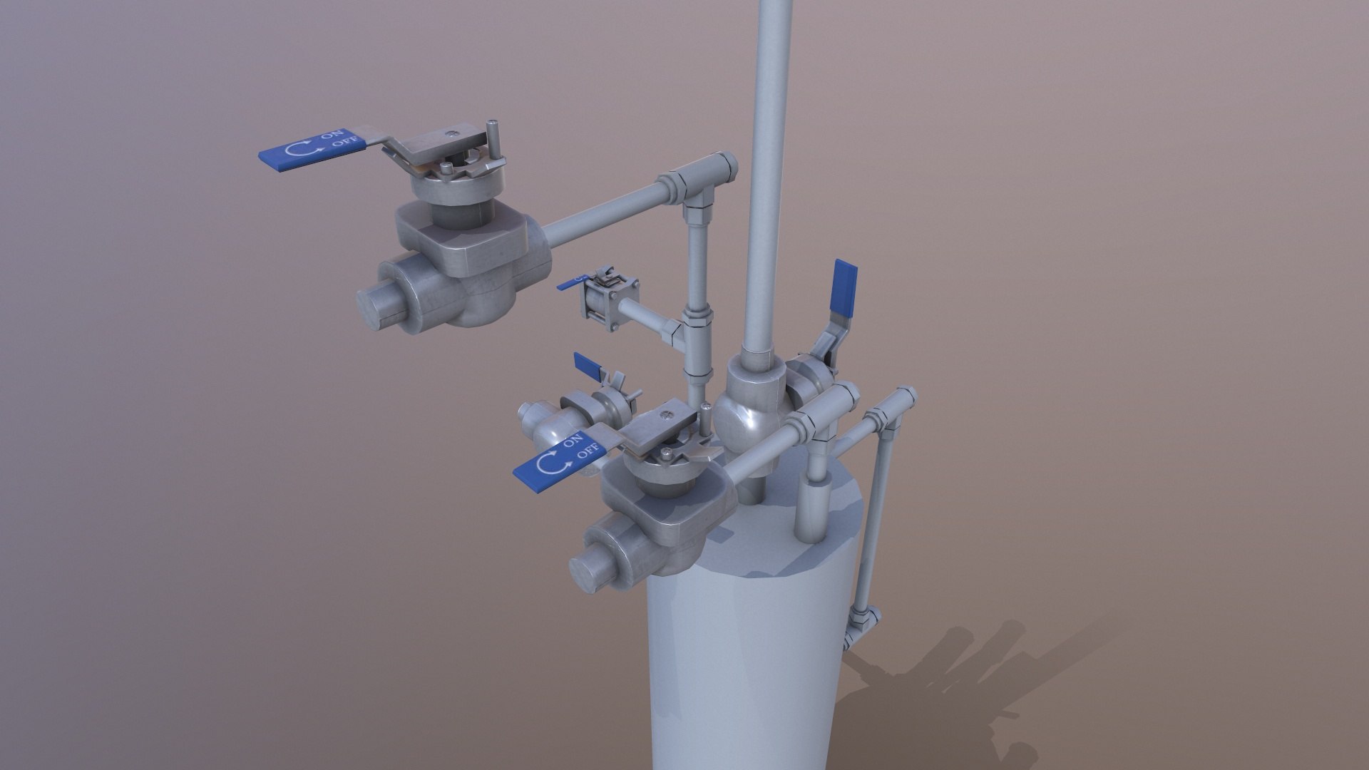 3D Condenser Tank Model - TurboSquid 2288338